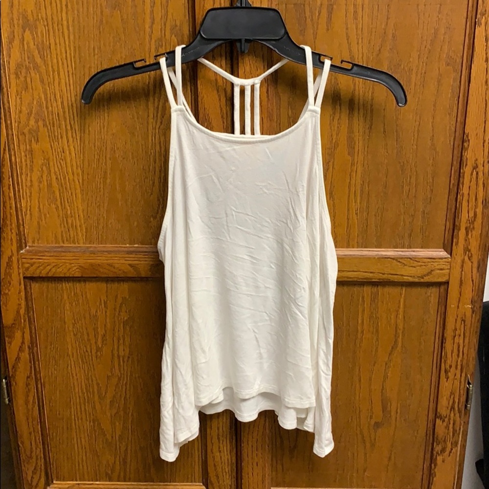 Simple Cute White Tank Top!!
